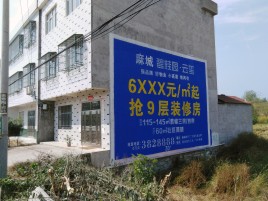  渑池墙体广告质量分析